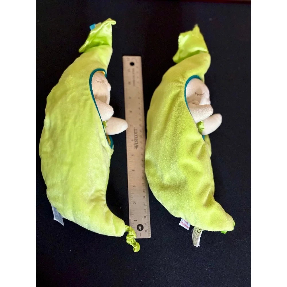Manhattan Toy Sweet Pea Lullaby Lulu Plush Baby Doll in Pod Set of 2 Twins